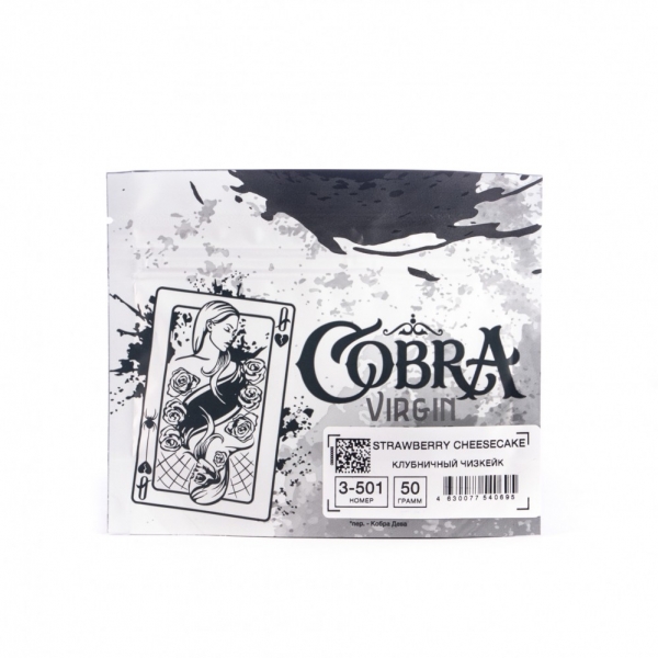 Купить Cobra Virgin - Strawberry Cheesecake (Клубничный Чизкейк) 50 гр.