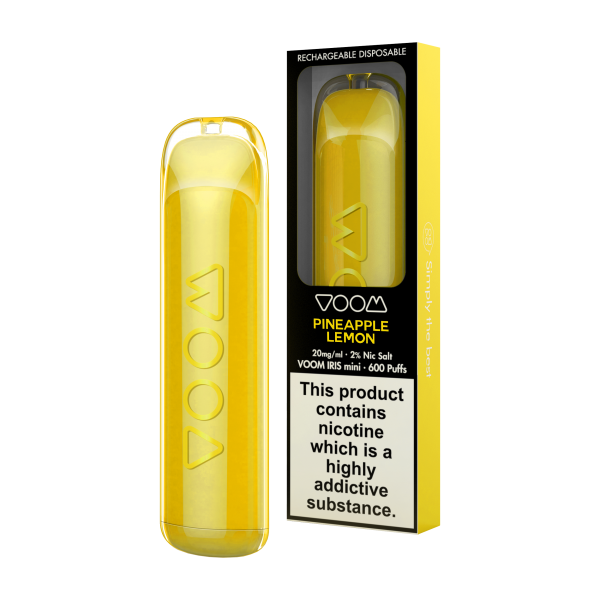 Купить Voom - Pineapple Lemon (Ананас, Лимон) 600 затяжек, 20 мг (2%)